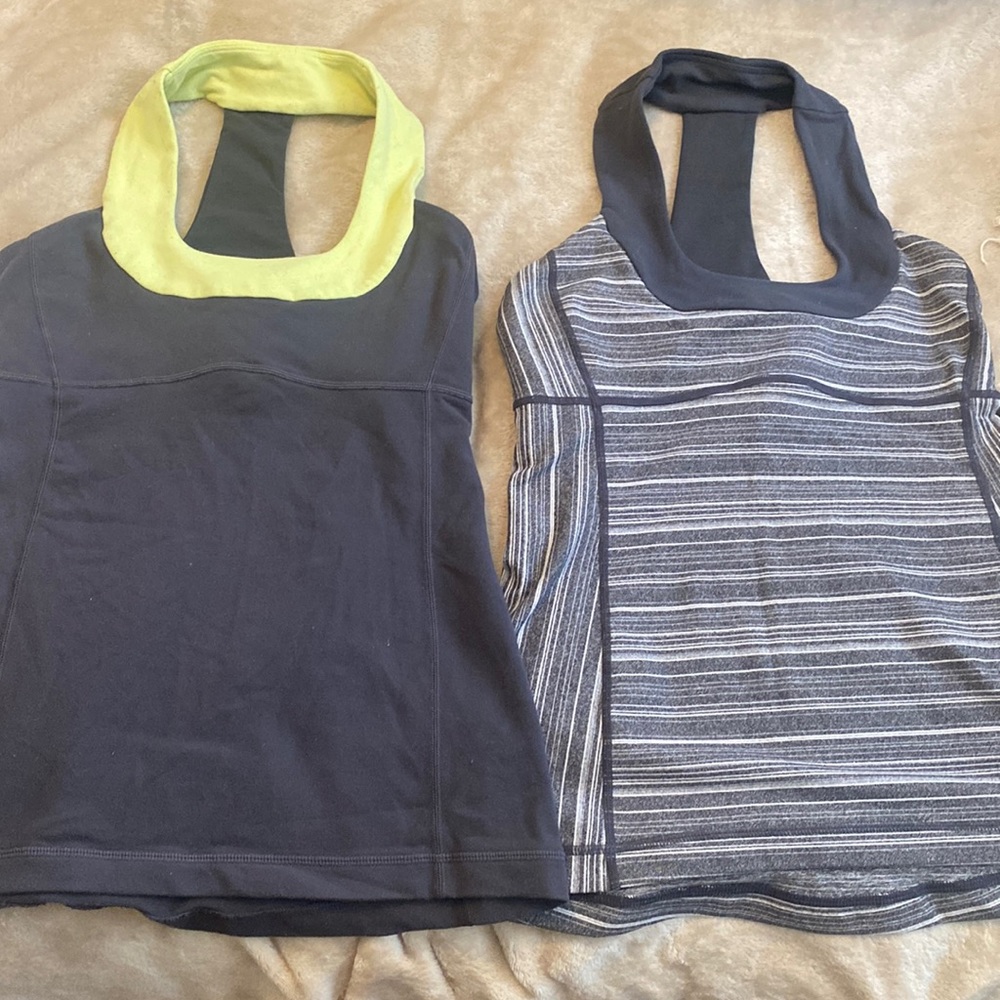 Lululemon halter top tanks (pair)